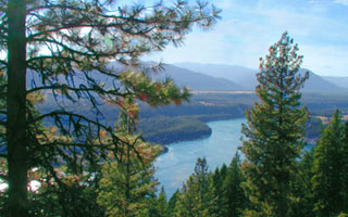 Views near top in Northwest Montana