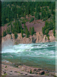 Kootenai Falls near libby montana