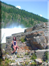 Kootenai Falls in norhtwest montana