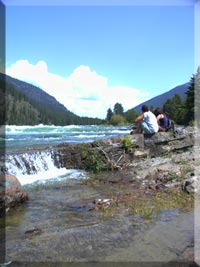 falls in Northwest Montana