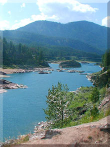 View along Thompson Dam Trail