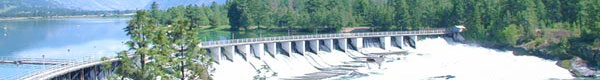 Thompson Falls Dam in Western Montana